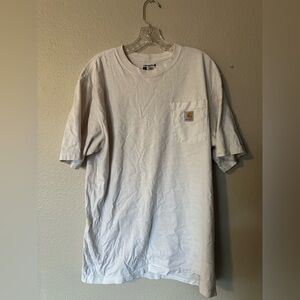 Mens Carhart white tee